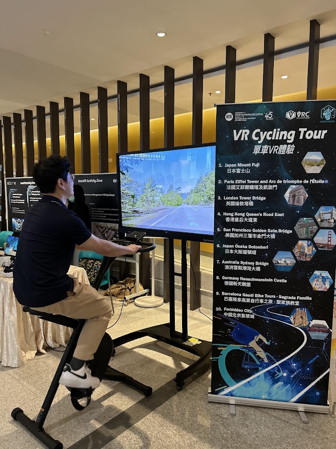 VR Cycling Tour Experience