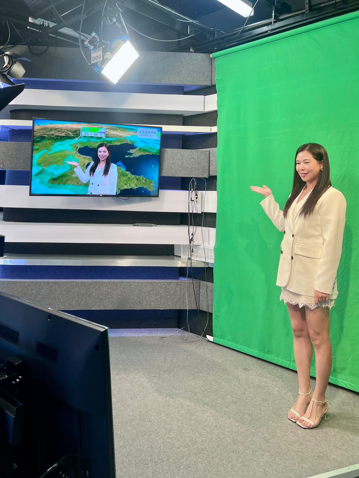 JCM Studio green screen demonstration